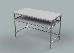 PS15 - Pracovný stôl s policou